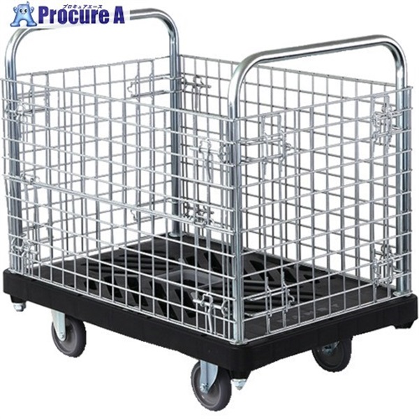 ダンディ プラスチック台車 ダンディXシリーズ タイプXA カゴ台車 W935×D605 XA-BW  1台 ◇▼208-2173