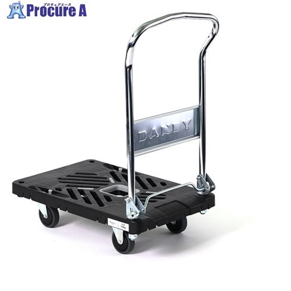 ダンディ W740×D465プラスチック台車 ダンディXシリーズ タイプXL 折りたたみ式 W740×D465 UXL-LSC  1台  花岡車輛(株) ▼260-1764