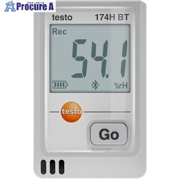 TESTO 温湿度データロガー(Bluetooth) testo 174H BT(白) 0572 1743 01  1台 ▼697-9162