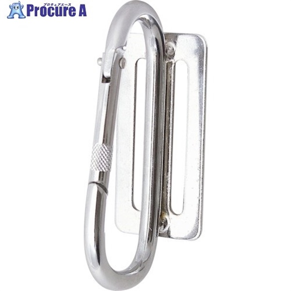 DOGYU メッキカラビナフック F-50B 01541  1丁 ▼120-8557