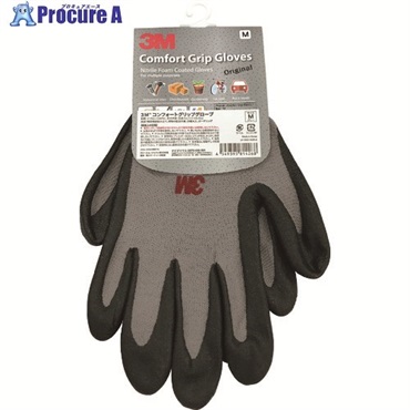 3M 一般作業用コンフォートグリップグローブ グレー Mサイズ GLOVE GRA M  1双 ▼161-5938
