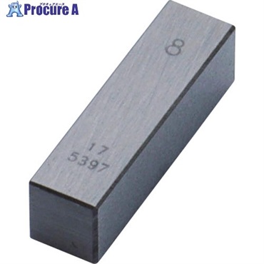 SK 鋼ブロックゲージ 0級相当品 8.00mm GB0-800  1個 ▼235-1508