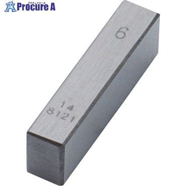 SK 鋼ブロックゲージ 0級相当品 6.00mm GB0-600  1個 ▼235-4694