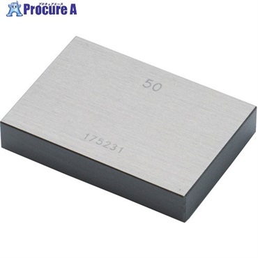 SK 鋼ブロックゲージ 0級相当品 50.00mm GB0-5000  1個 ▼237-1919