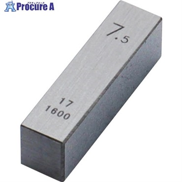 SK 鋼ブロックゲージ 0級相当品 7.50mm GB0-750  1個 ▼237-5054