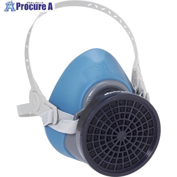 3M 取替え式防毒マスク 有機溶剤作業用 面体・吸収缶セット HF-52/3301J-55 HF-52/3301J-55  1S ▼675-3442