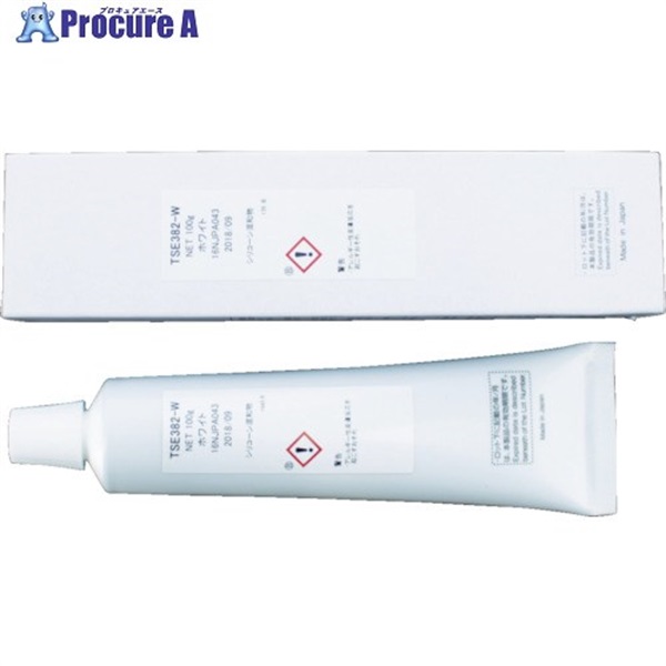 モメンティブ 一般工業用接着シール材 TSE382ーWー100G TSE382-W-100G  1本 ▼281-4145