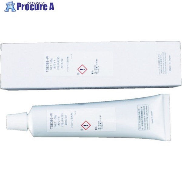 モメンティブ 非腐食速乾性シリコーン接着・シール材 TSE392ーWー100G TSE392-W-100G  1本 ▼281-4421