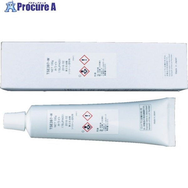 モメンティブ 非腐食速乾性シリコーン接着・シール TSE397ーWー100G TSE397-W-100G  1本 ▼281-4447