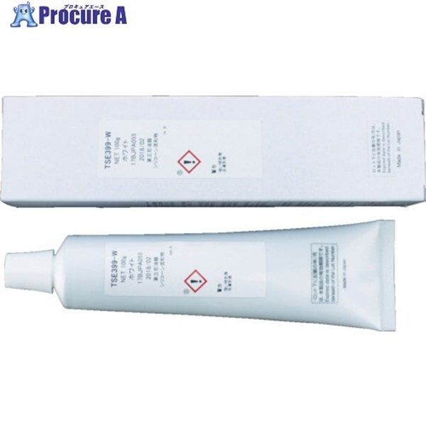 モメンティブ 非腐食速乾性シリコーン接着・シール TSE399ーWー100G TSE399-W-100G  1本 ▼281-4463