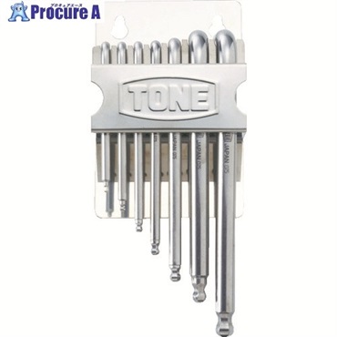 TONE SUSロングボールポイントL形レンチセット 7本組 SBL700  1S ▼389-3821