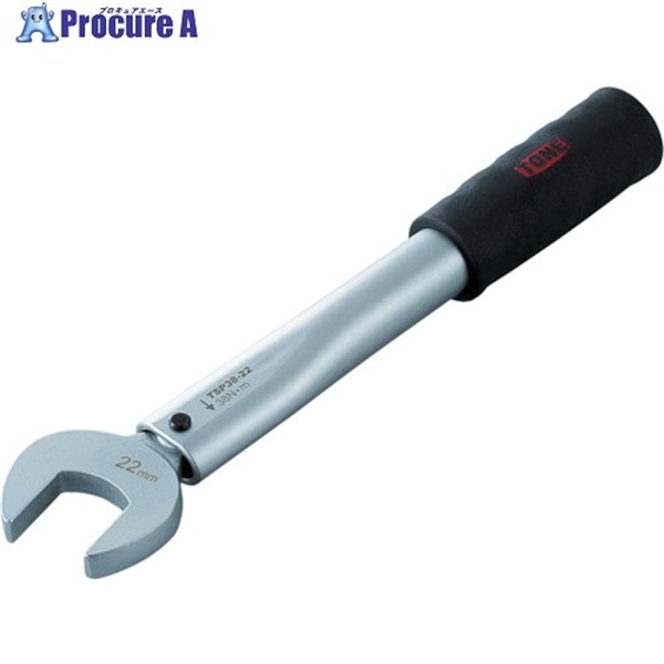TONE スパナ形単能トルクレンチ 二面幅26mm 全長286mm TSP55-26  1個 ▼392-5170