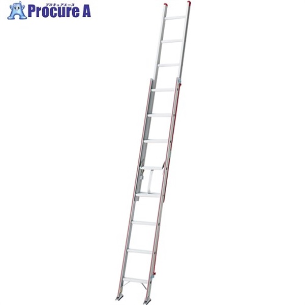 ハセガワ アップスライダー2連はしご 44型(10647) HA2-44C  1台 ▼693-8444