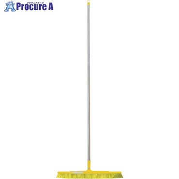 BURRTEC バーキュートプラス 衛生管理用ほうき 幅広タイプ ハード黄1 BCP45-40SUS-HY 1P※ 62614301  1本 ◇▼856-3043