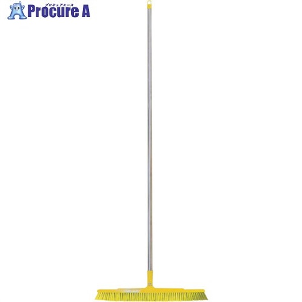BURRTEC バーキュートプラス 衛生管理用ほうき 幅広タイプ ハード黄1 BCP45-40SUS-HY 1P※ 62614301  1本 ◇▼856-3043
