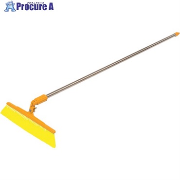 BURRTEC バーキュートプラス 衛生管理用ほうき クネットタイプ ソフト 黄 BCP30K-BH60SY 300×1130mm 63100301  1本 ▼856-3058