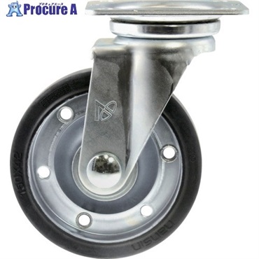 SPACIO プレートタイプ金属キャスター自在STー150 ST-150  1個 ▼108-2129