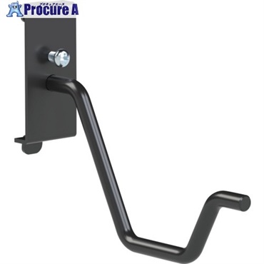 TRUSCO パンチングパネル用電気ドリルフック2穴掛け 1本爪 黒 SF-S-4-BK  1個 ▼689-0837
