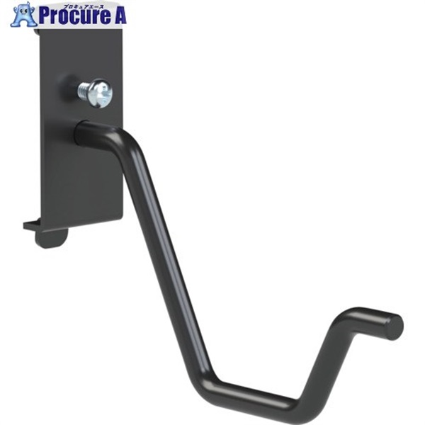 TRUSCO パンチングパネル用電気ドリルフック2穴掛け 1本爪 黒 SF-S-4-BK  1個 ▼689-0837