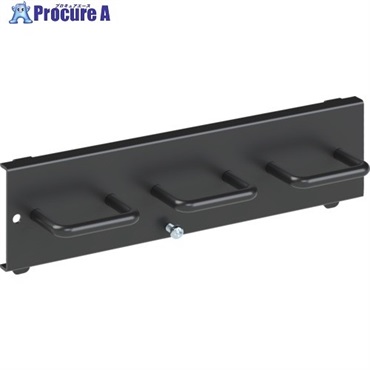 TRUSCO パンチングパネル用ペンチフック3連 黒 SF-3W-BK  1個 ▼689-0843