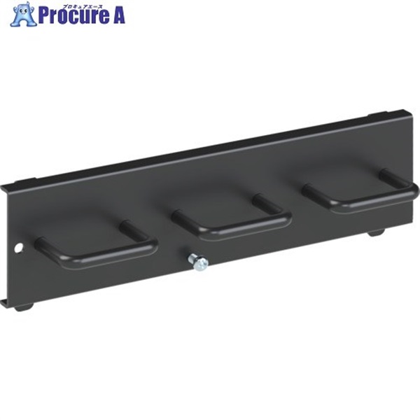 TRUSCO パンチングパネル用ペンチフック3連 黒 SF-3W-BK  1個 ▼689-0843