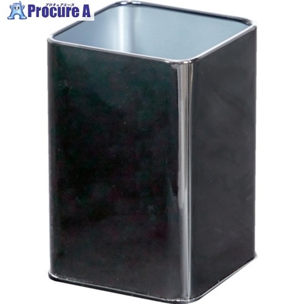 TRUSCO ペンスタンド(ブラック塗装缶)(内寸62×62×94mm) BKKAN66  1個 ▼697-5967
