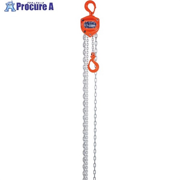 象印 小型手動チェーンブロック 250kg 揚程2.5m C21-K2525  1台 ▼588-9522