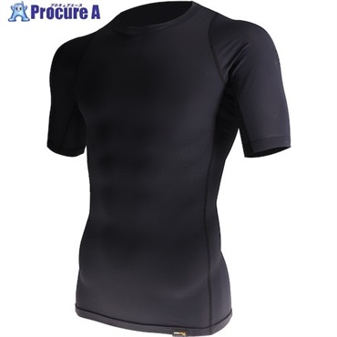 おたふく 【在庫限りで今季完売】 BT パワーストレッチEVO ショートスリーブ クルーネックシャツ JW-728-BK-S  1枚 ▼628-9394