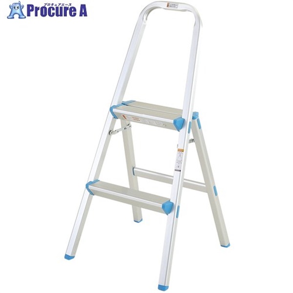 PiCa 上わく付き踏台PFD型2段 PFD-2A  1台 ▼851-5092