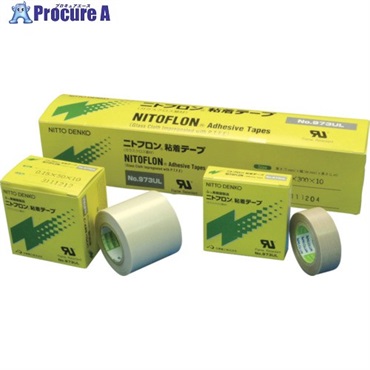 日東 ふっ素樹脂粘着テープ ニトフロン粘着テープ No.973UL 0.15mm×30mm×10m 973X15X30  1巻 ▼124-6917