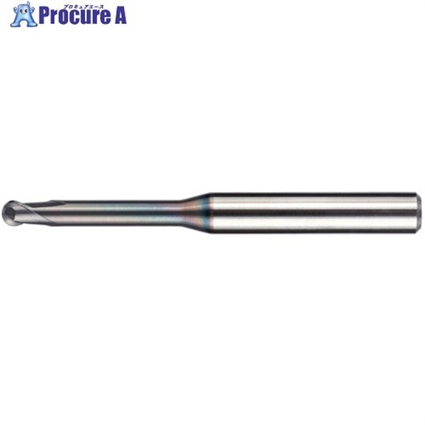 NS 無限コーティングプレミアムPlus 2枚刃ロングネックボールエンドミル焼きばめチャック対応ショートシャンクタイプ MRBSH230SFXR0.5X2  1個 ▼224-5920