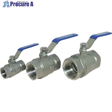 IWA ステンレス製 フルボア型ボールバルブ 48BV040SU  1個 ▼435-5425