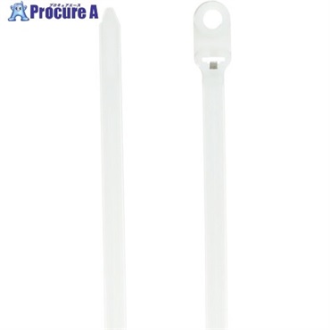 TY-Rap 結束バンド  パネル固定用 標準 ナチュラル色 取付穴径3.0mm 幅2.3×長さ102mm 100本入り TY533M  1袋 ▼683-3905