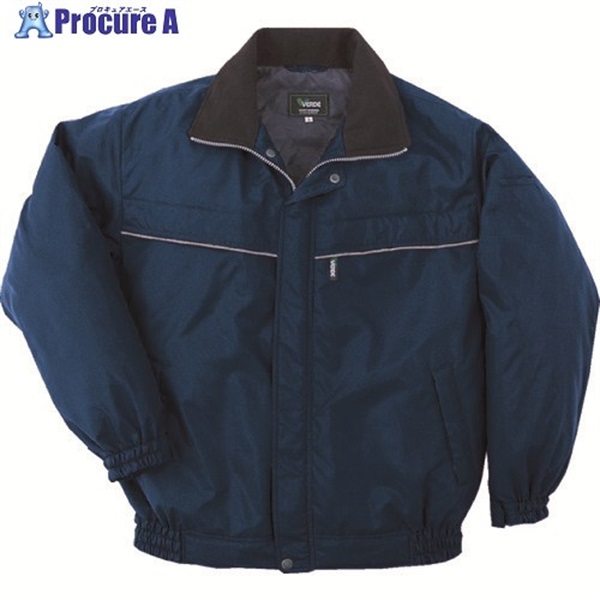 ミドリ安全 軽量防風防寒ブルゾン ネイビー 3L M3147-UE-3L  1着 ▼797-6470