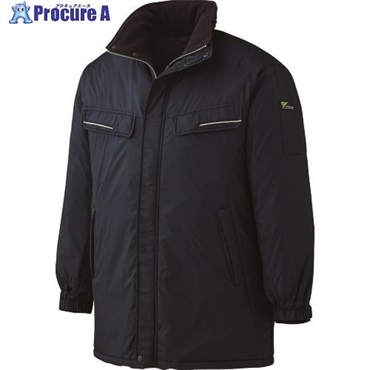 ミドリ安全 ベルデクセル 防寒コート ネイビー L VE1017-UE-L  1着 ▼797-9487