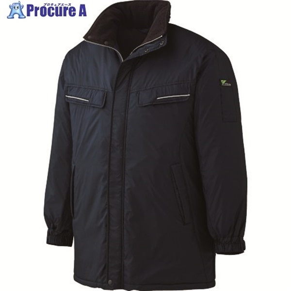 ミドリ安全 ベルデクセル 防寒コート ネイビー L VE1017-UE-L  1着 ▼797-9487