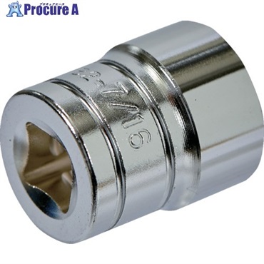KTC インチ 6.3sq.ソケット(六角) 対辺寸法7/16inch 全長19mm B2-7/16-S  1個 ▼206-0017