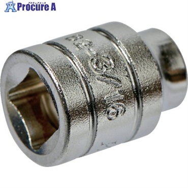 KTC インチ 6.3sq.ソケット(六角) 対辺寸法3/16inch 全長16mm B2-3/16-S  1個 ▼206-0038