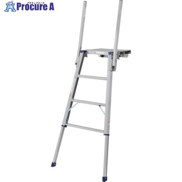 PiCa トラック昇降ステップ DXB型 高さ1～1.5m DXB-14  1台 ▼542-5522