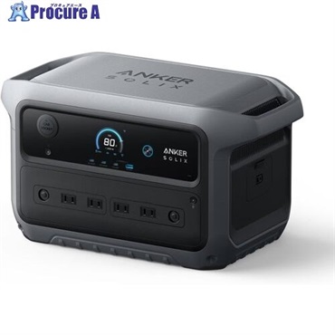 Anker ポータブル電源 Solix C2000 Gen 2 Portable Power Station ダークグレー A17835Z1  1台 ▼704-8145