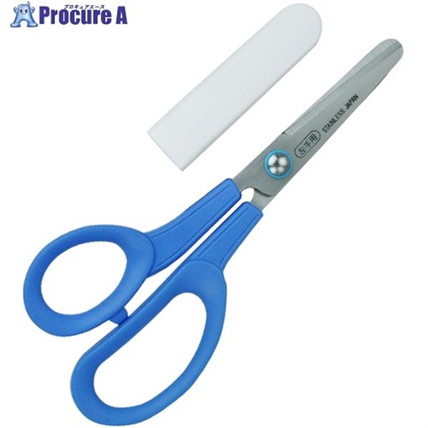 キャナリー こども用ハサミ 先丸 左手用 C-150L  1丁 ▼212-9661