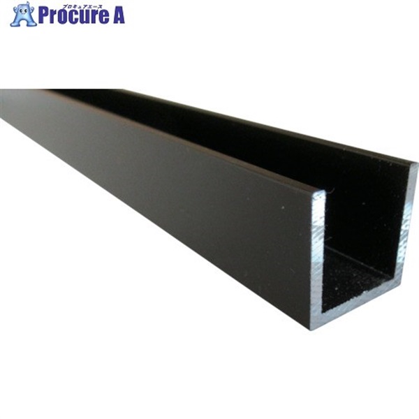 アルインコ アルミチャンネル 30x15x2.0ブラック 1m HP501KS  1本 ▼849-5364