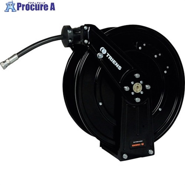 TRIENS スチール製 ゴムホースリール 1/2×15m MMWG-415A  1台 ▼260-7562
