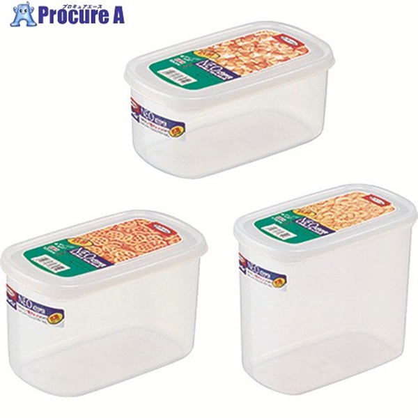 SUGICO 保存容器 ネオキーパー ラージポケット 172×101×149mm B-1859NE  1個 ▼280-3585