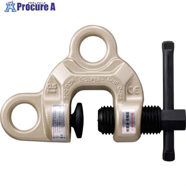 スーパー ねじ式クランプ スクリューカムクランプ(ダブル・アイ型) 基本使用荷重3t(RFIDチップ搭載/S・M・A・Я・T管理アプリ対応) SDC3NRF  1台 ▼683-5606