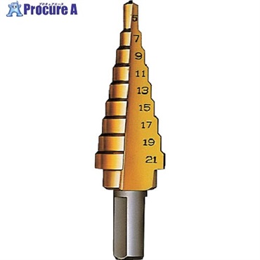 大見 タケノコドリル ゴールドタイプ 9段 10mm TK521G  1本 ▼807-9896