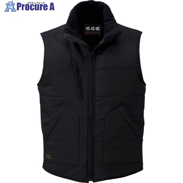 XEBEC 223 現場服 防寒ベスト 5L 黒 223-90-5L  1着 ▼853-8578