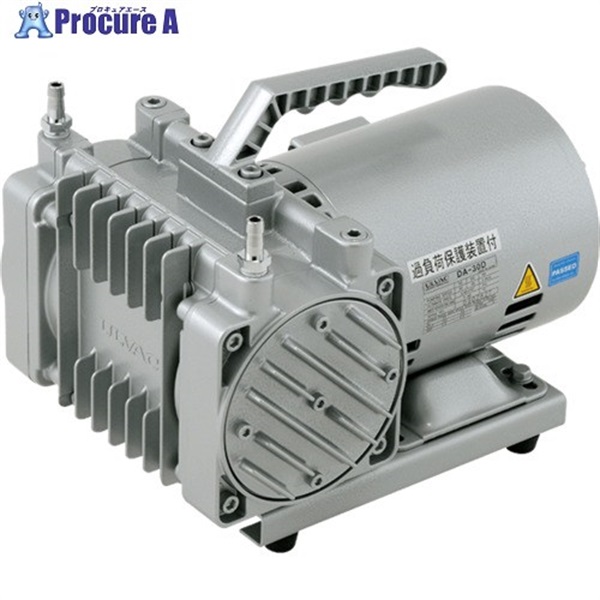 アルバック DA-30D単相200-220V ダイアフラム型ドライ真空ポンプ DA-30D 200-220V  1台 ▼630-5137