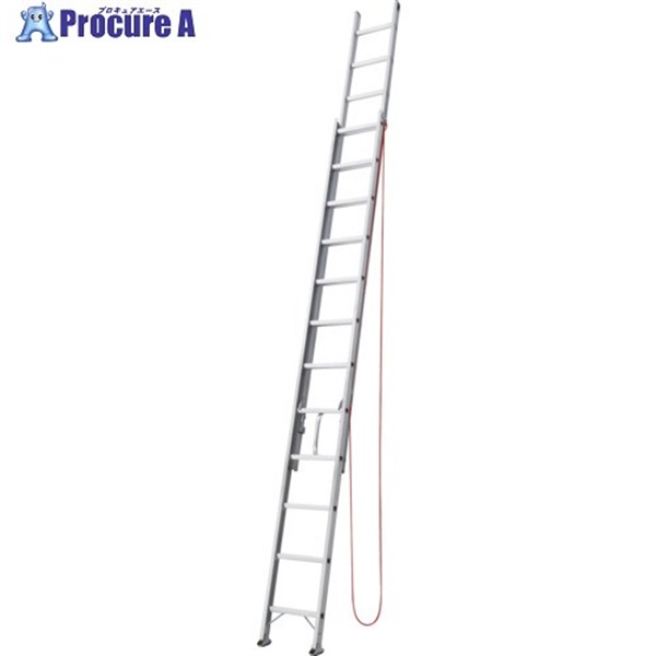 ハセガワ アルミ2連はしご 軽量タイプ HE2型 7.18m(10623) HE2-71A  1台 ▼698-9311