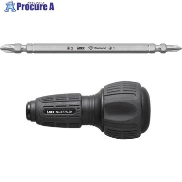 アネックス 差替式ダイヤモンドドライバー 3775-D1  1S ▼719-1744